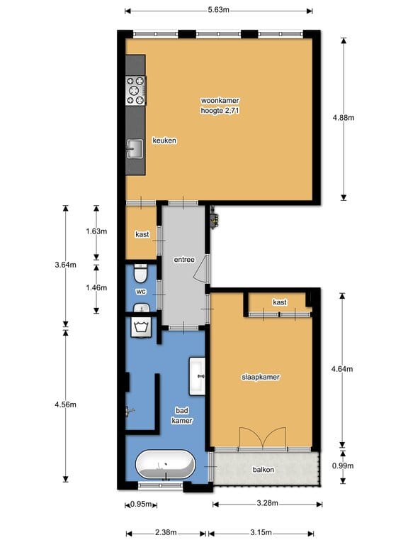 Foto 26 van Noorderstraat 45-2