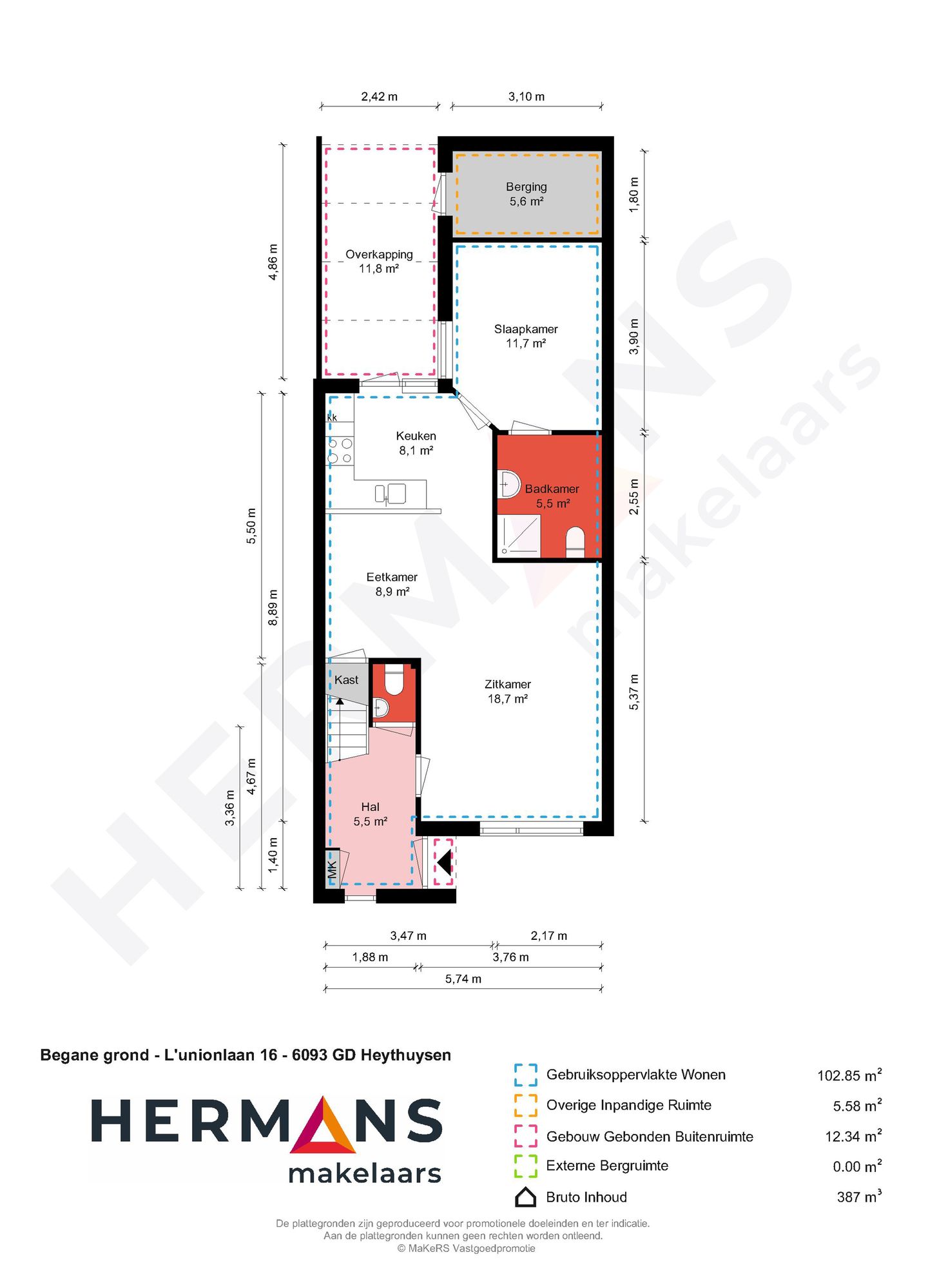 Foto 34 van L'Unionlaan 16