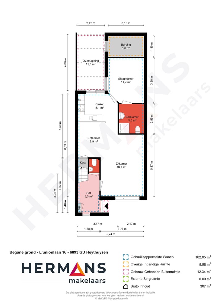 Foto 34 van L'Unionlaan 16