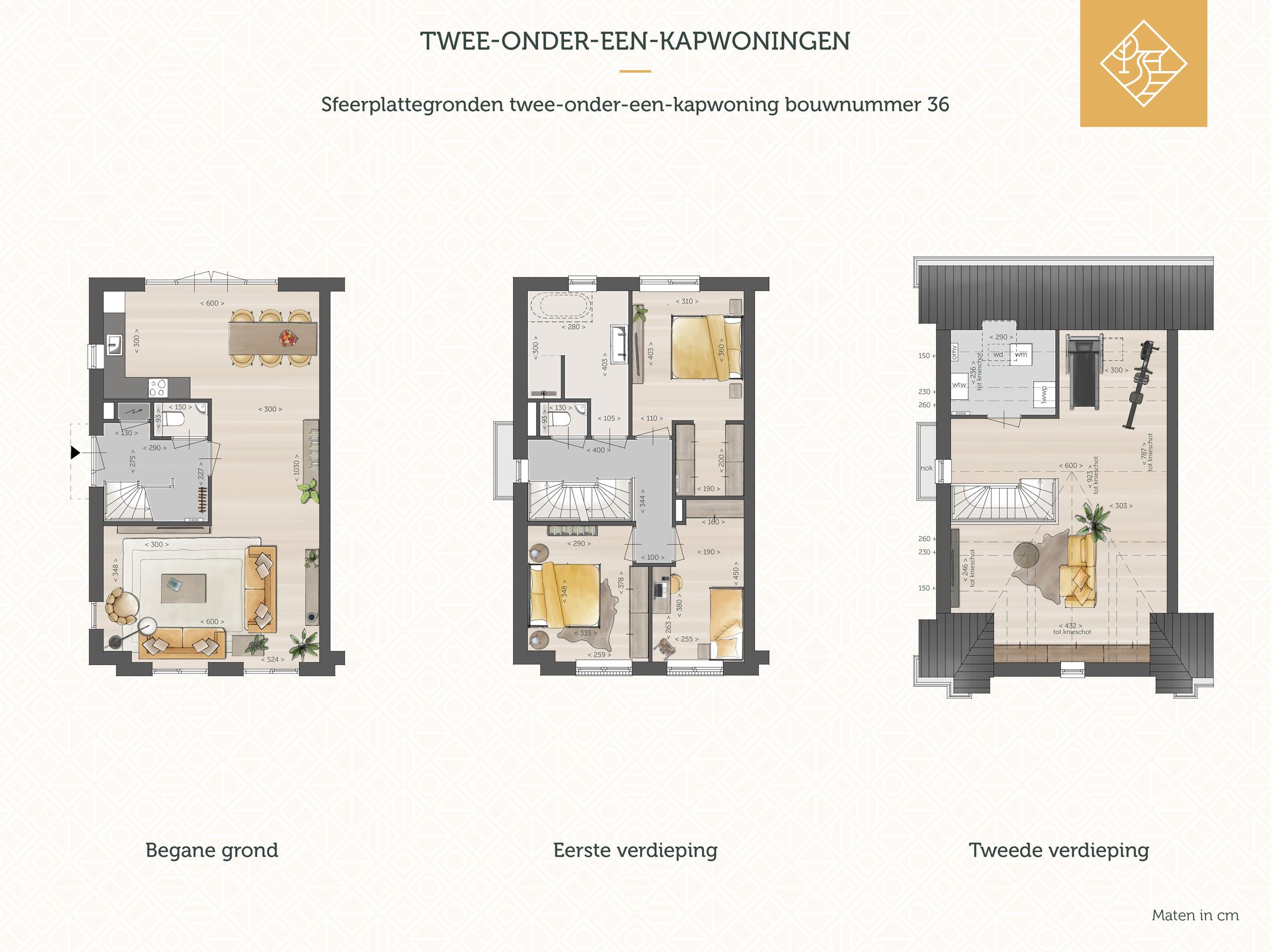 Foto 3 van Twee-onder-een-kapwoning Kamillehof (Bouwnr. 36)