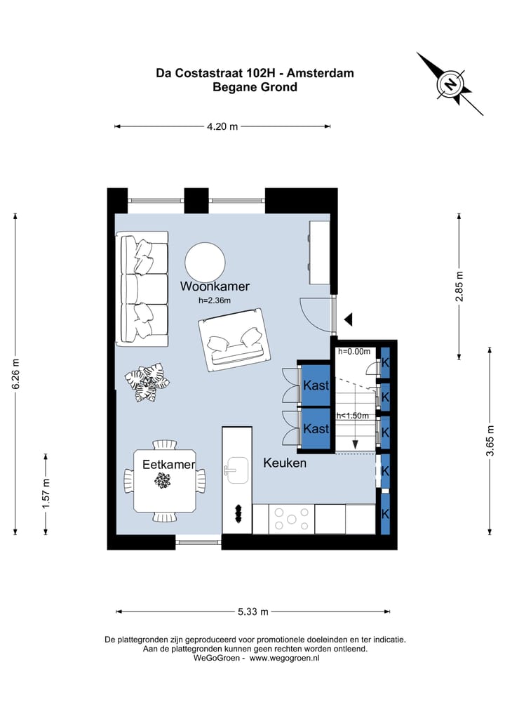 Foto 36 van Da Costastraat 102-H