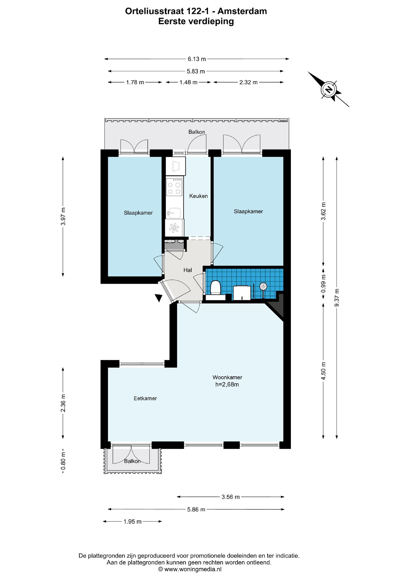 Foto 34 van Orteliusstraat 122-1