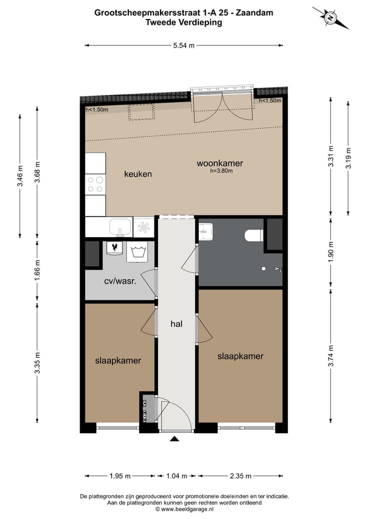 Foto 26 van Grootscheepmakersstraat 1-A25