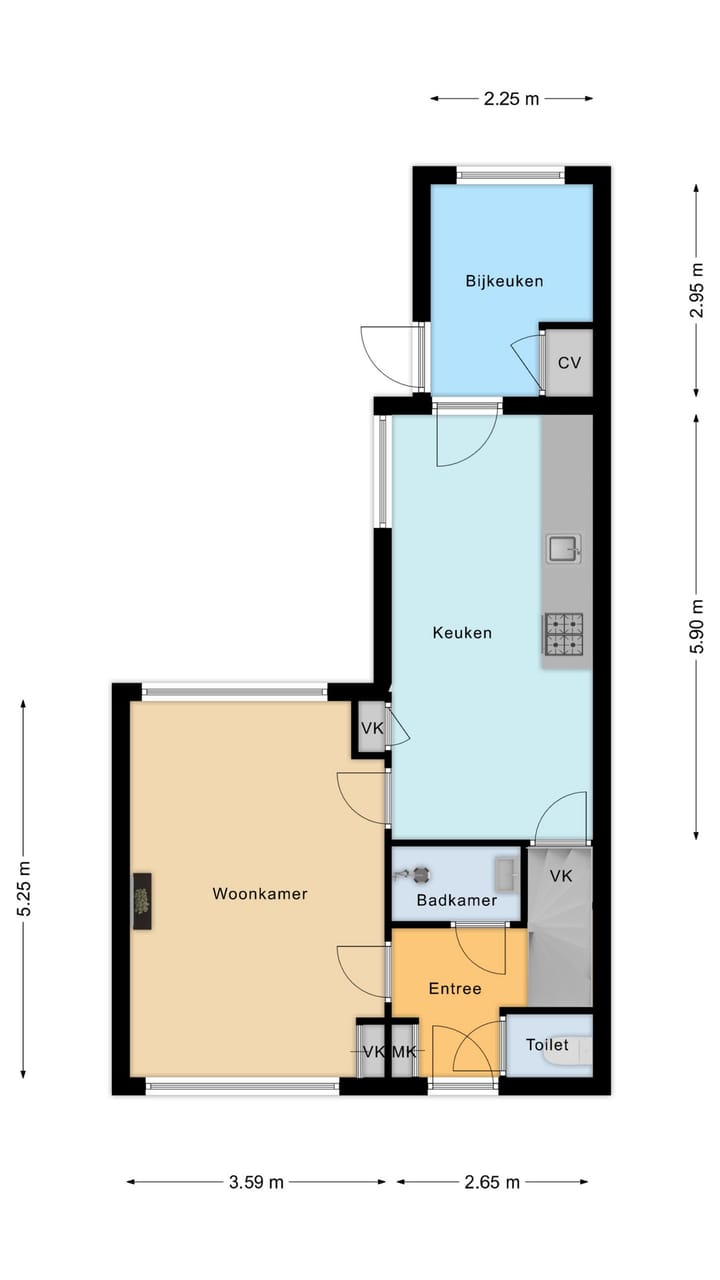 Foto 25 van Vlasstraat 34