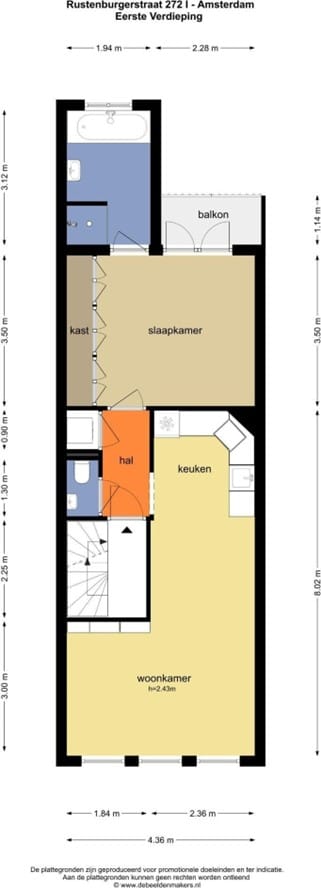 Foto 24 van Rustenburgerstraat 272-1