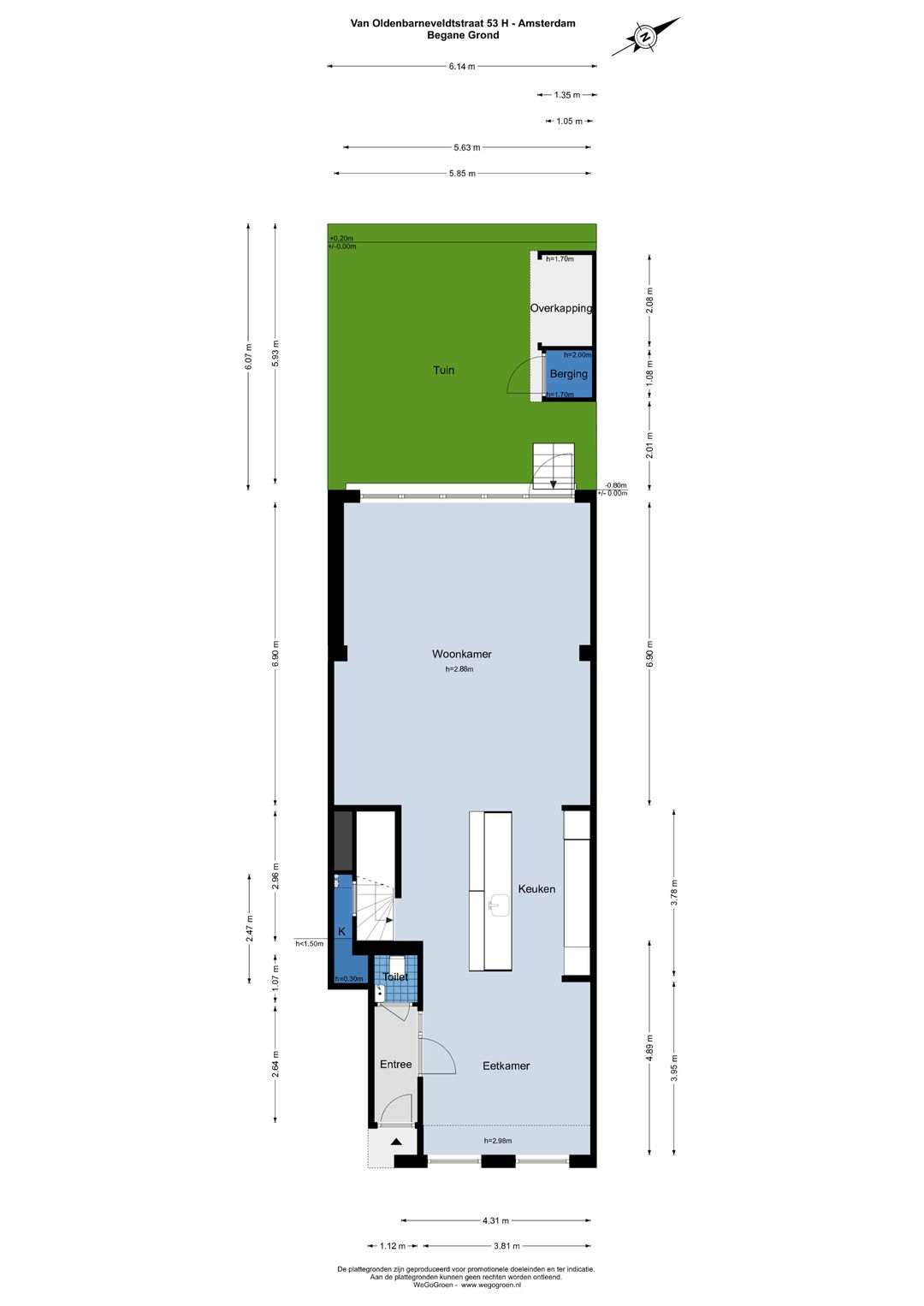Foto 47 van Van Oldenbarneveldtstraat 53-H