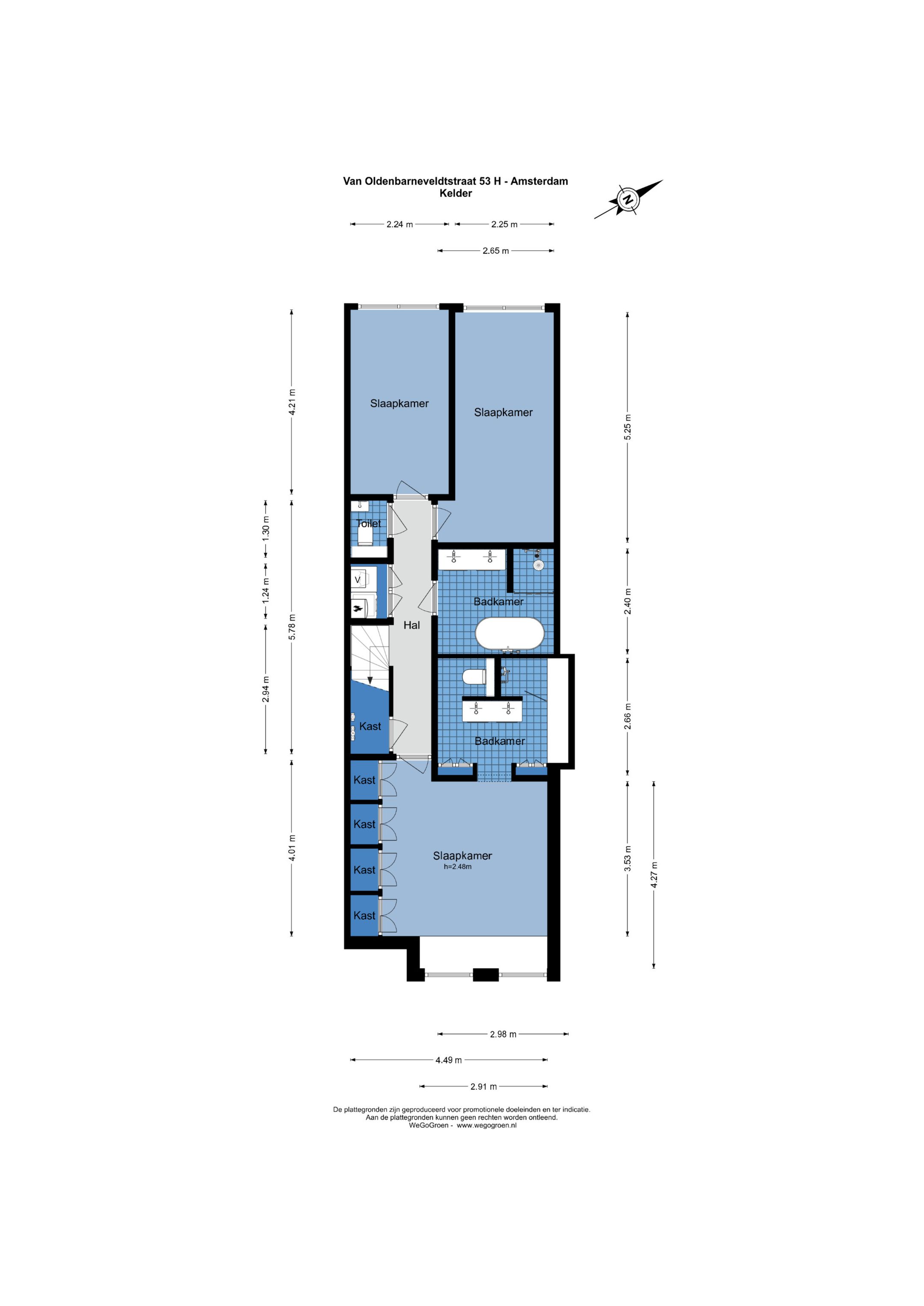 Foto 48 van Van Oldenbarneveldtstraat 53-H
