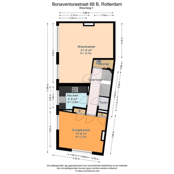 Foto 17 van Bonaventurastraat 68-B