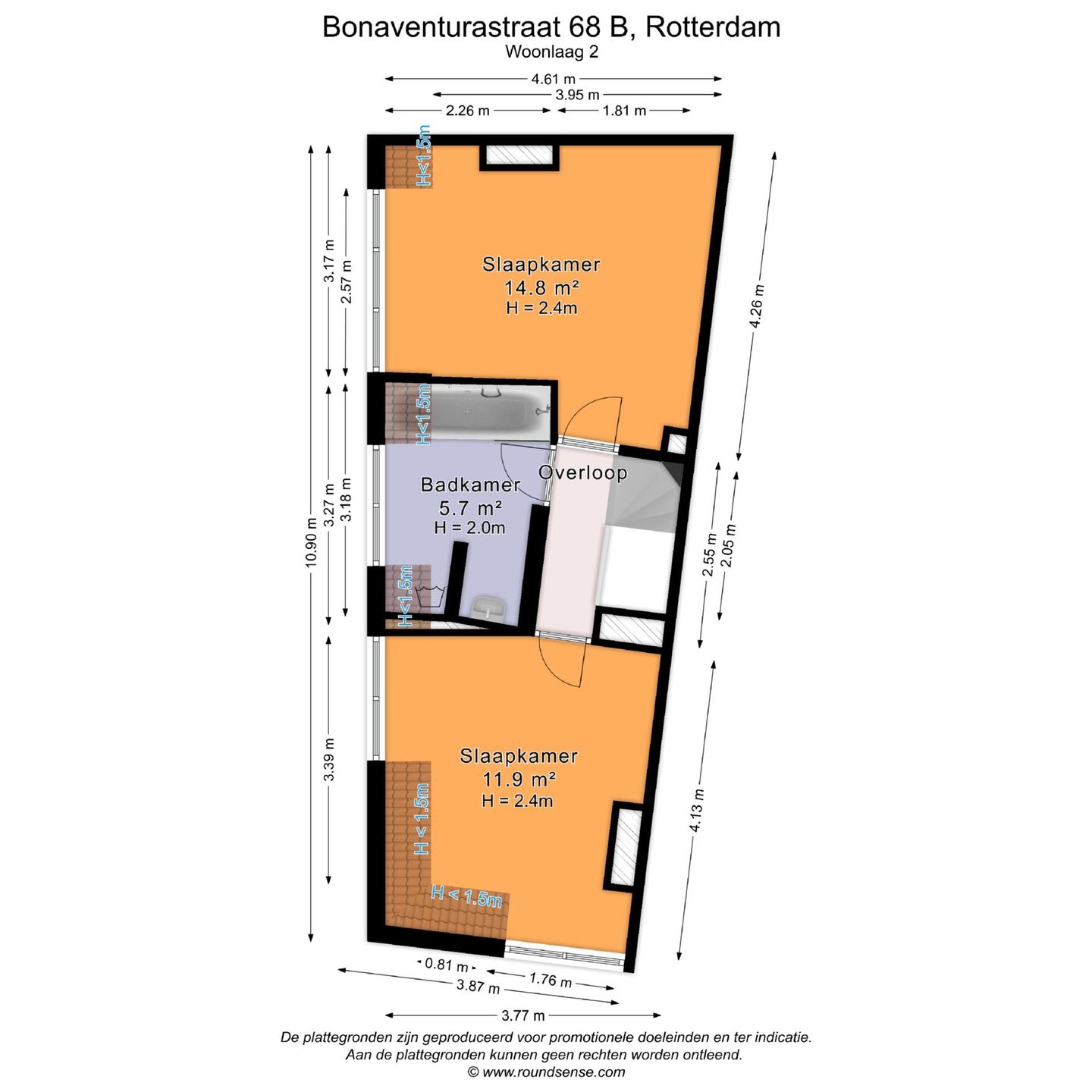 Foto 19 van Bonaventurastraat 68-B