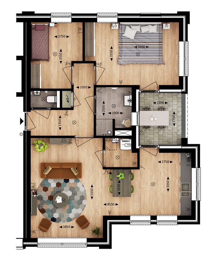 Foto 3 van Appartement (Bouwnr. D2)