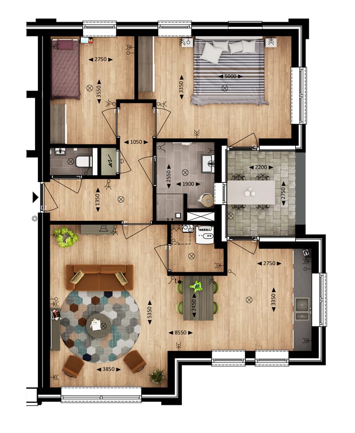 Foto 3 van Appartement (Bouwnr. D4)