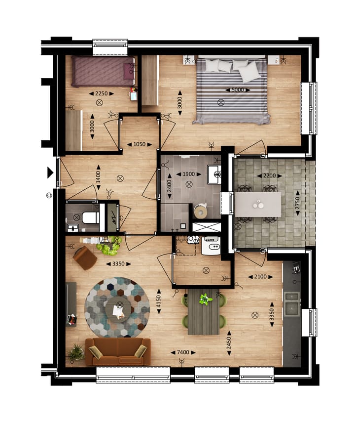 Foto 3 van Appartement (Bouwnr. O2)