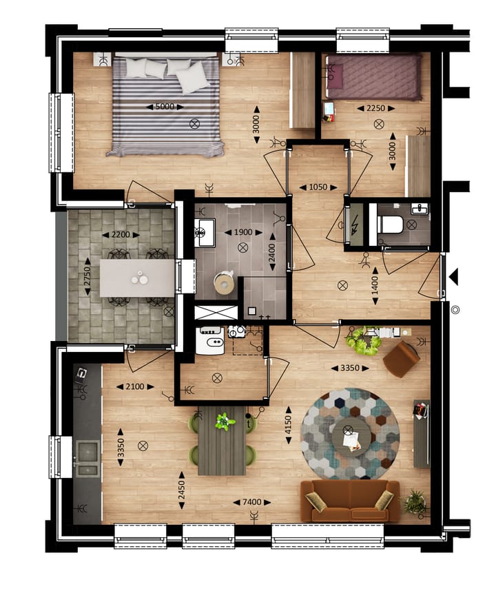 Foto 3 van Appartement (Bouwnr. O1)