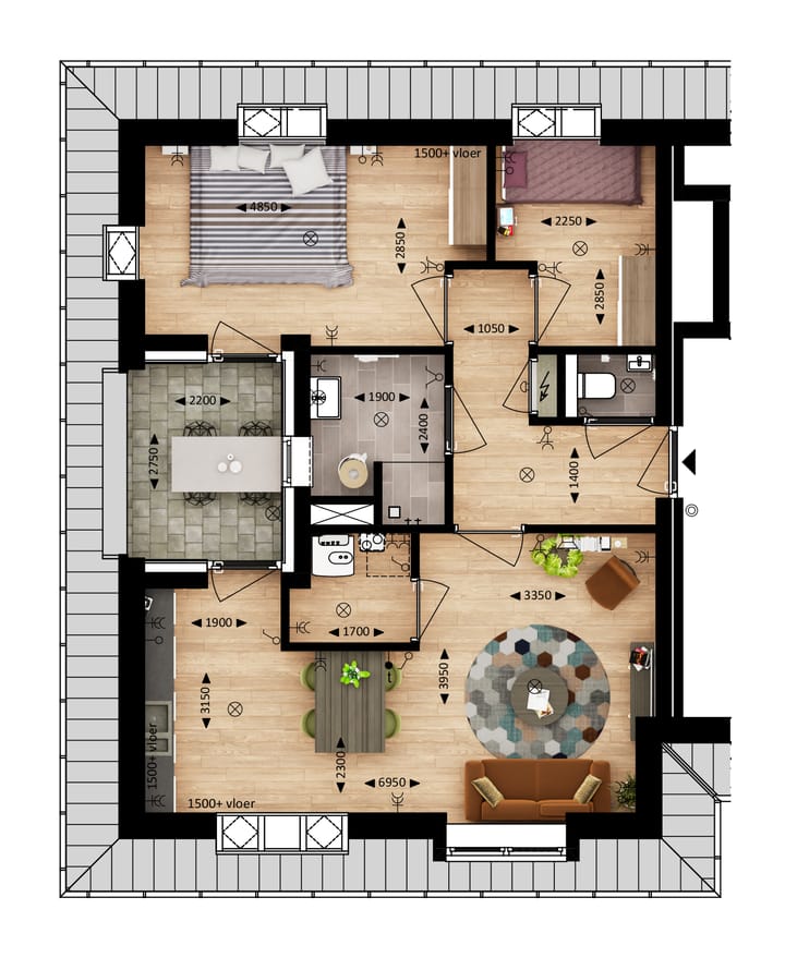 Foto 3 van Appartement (Bouwnr. O5)