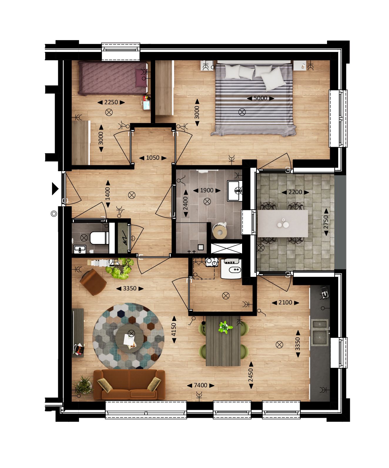 Foto 3 van Appartement (Bouwnr. O4)