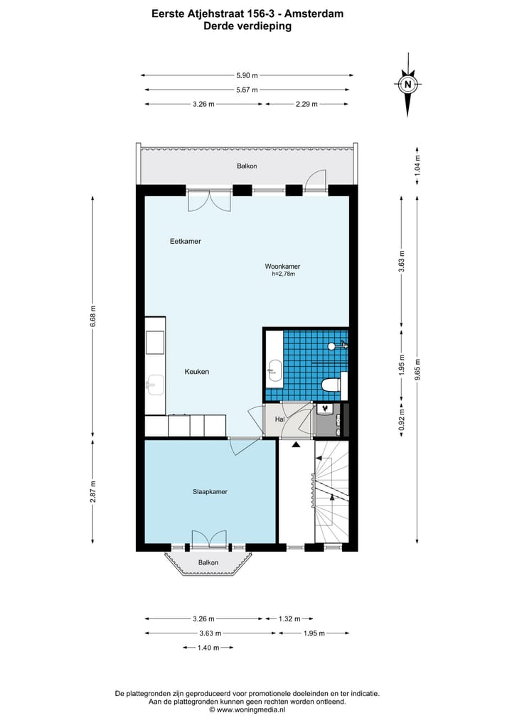 Foto 22 van Eerste Atjehstraat 156-3