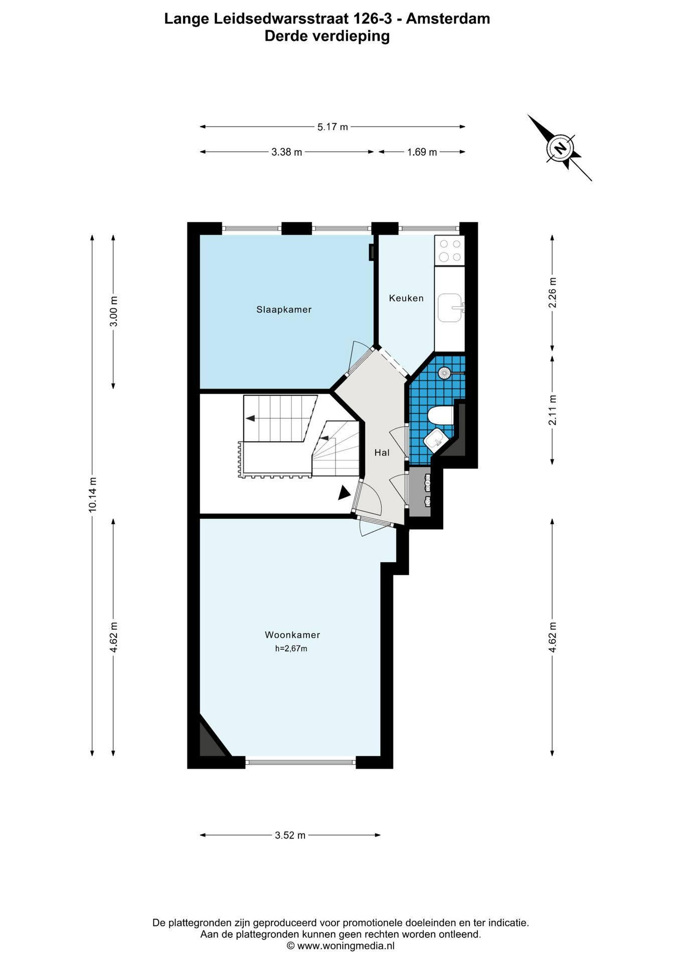 Foto 19 van Lange Leidsedwarsstraat 126-3