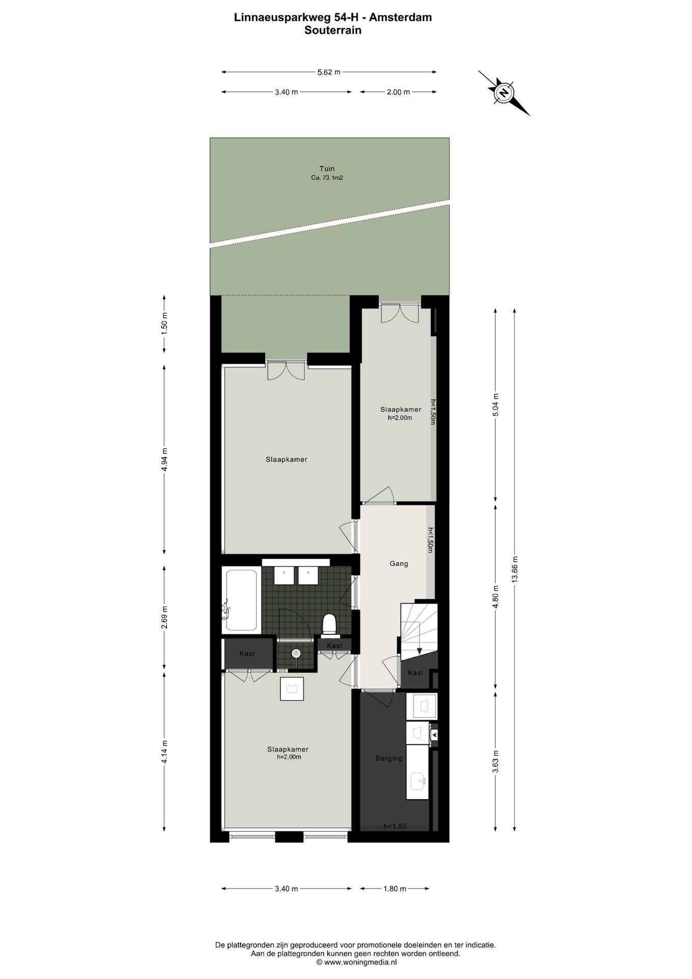 Foto 34 van Linnaeusparkweg 54-H