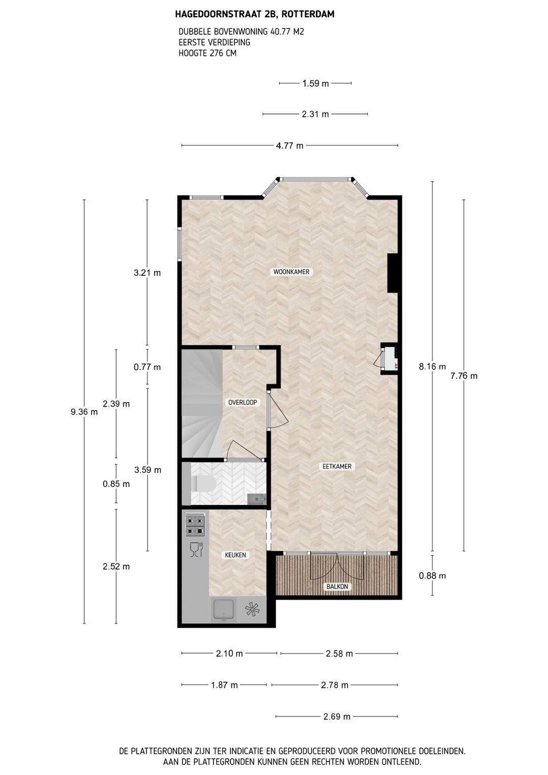 Foto 17 van Hagedoornstraat 2-B