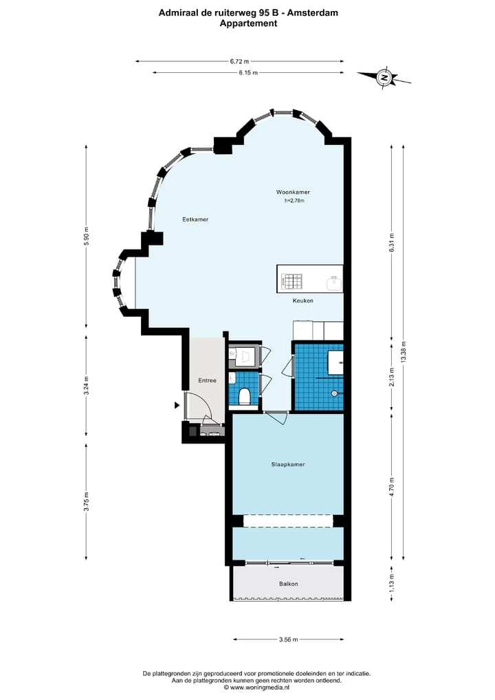 Foto 41 van Admiraal De Ruijterweg 95-B