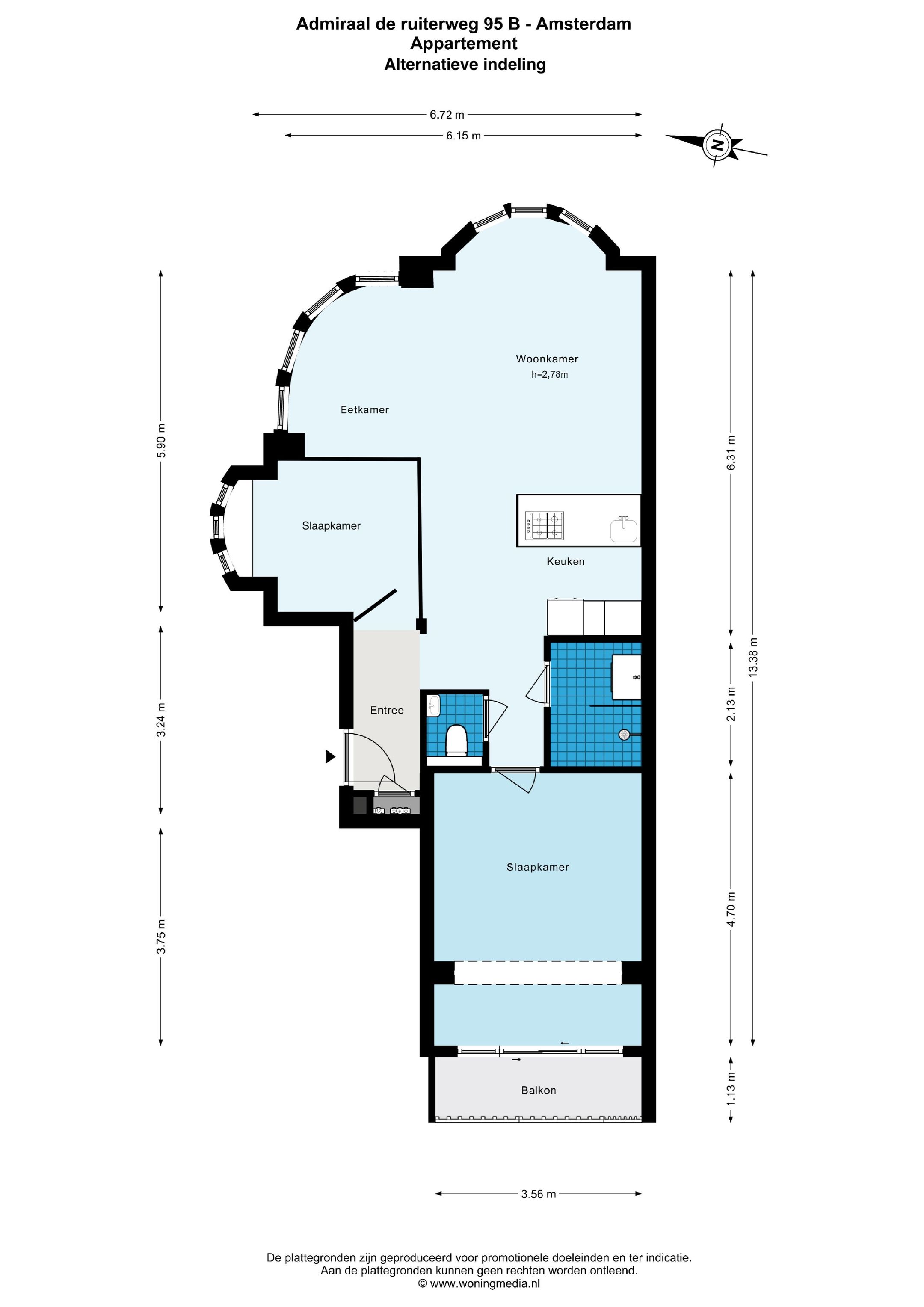 Foto 42 van Admiraal De Ruijterweg 95-B