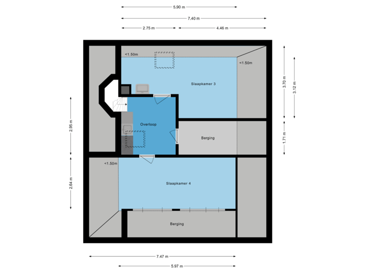 Eerste verdieping - Deel 1