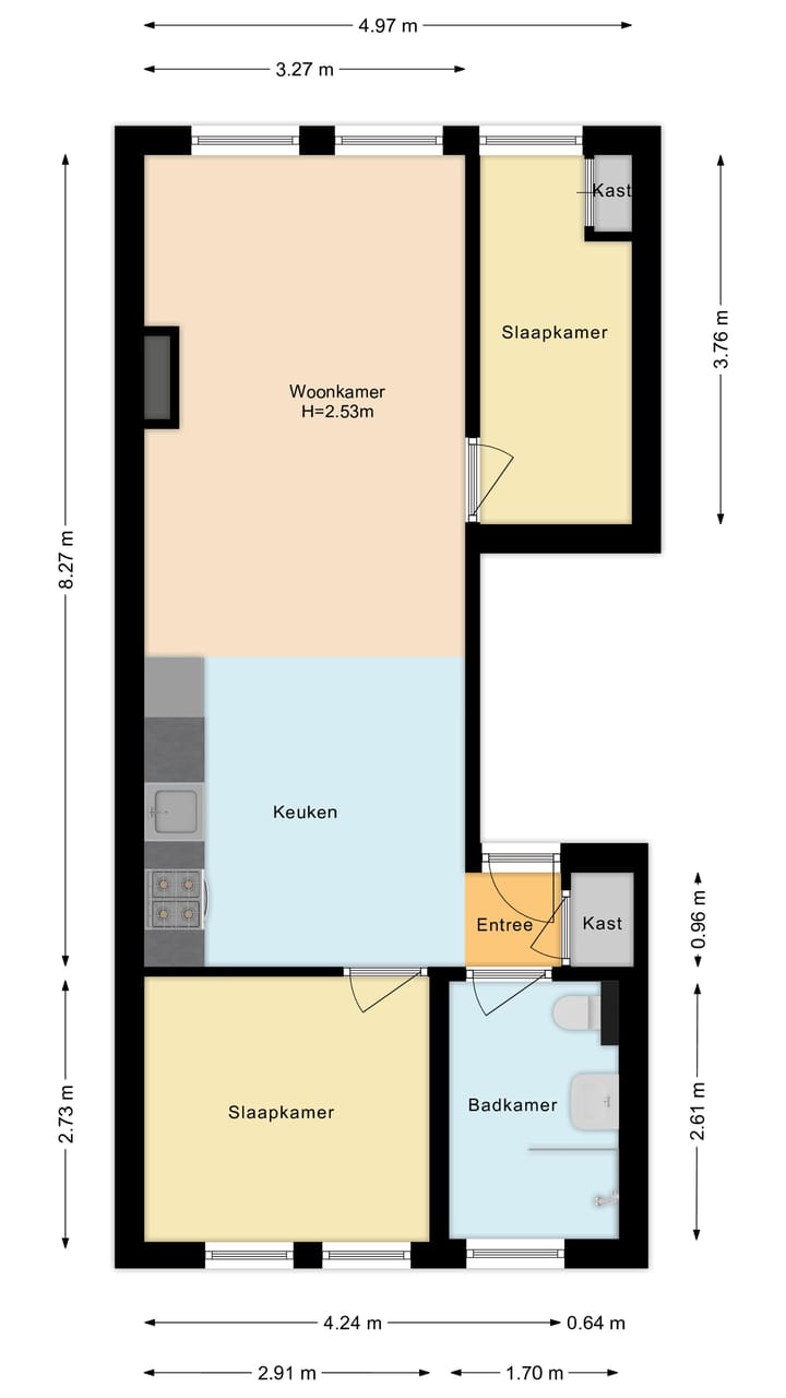 Foto 30 van Willemsstraat 22-2