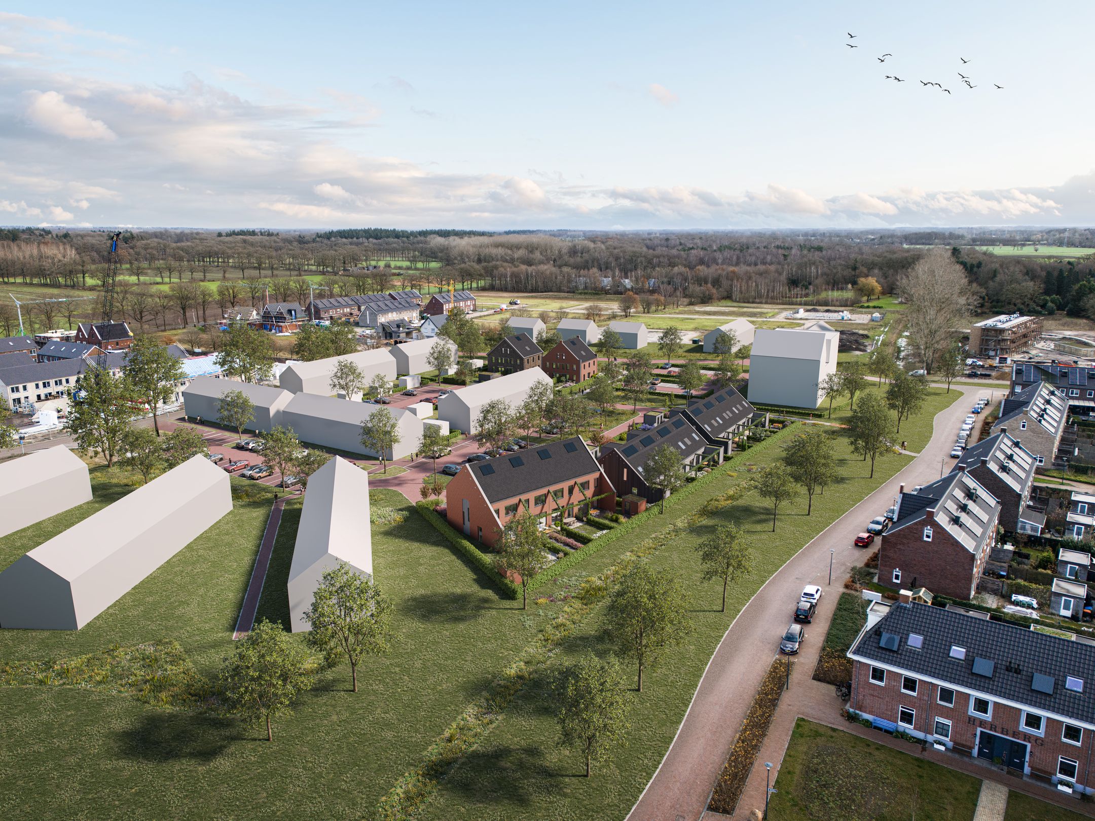 Foto van 16 woningen Steenbrugge