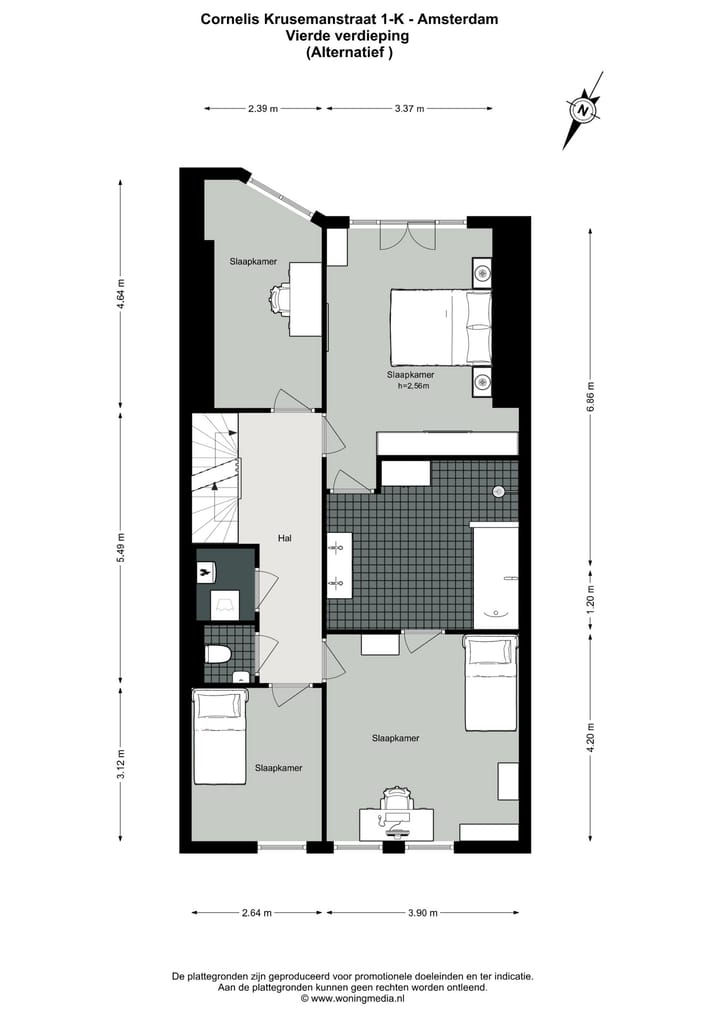 Foto 40 van Cornelis Krusemanstraat 1-K