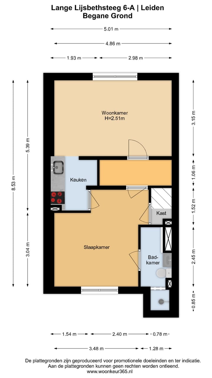 Foto 15 van Lange Lijsbethsteeg 6-A