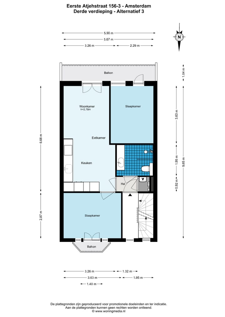 Foto 24 van Eerste Atjehstraat 156-3