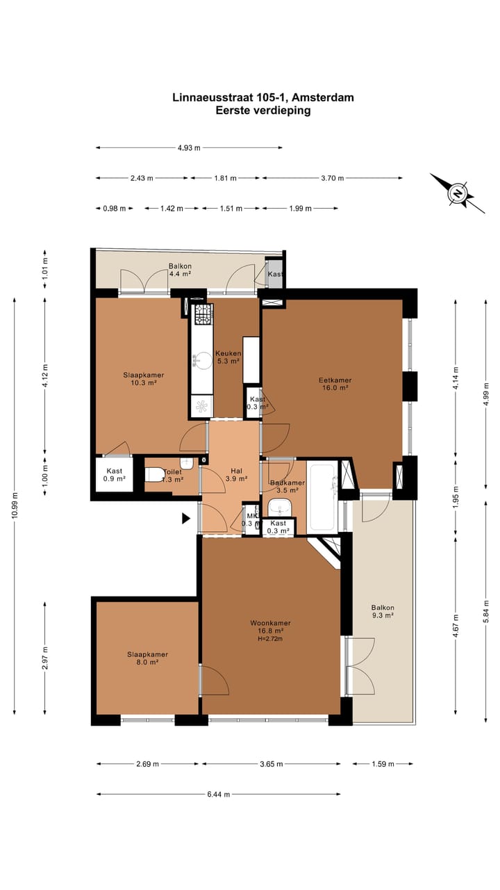 Foto 29 van Linnaeusstraat 105-1