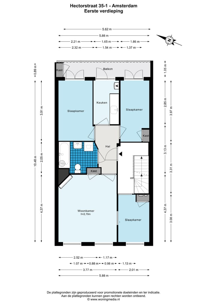 Foto 28 van Hectorstraat 35-1