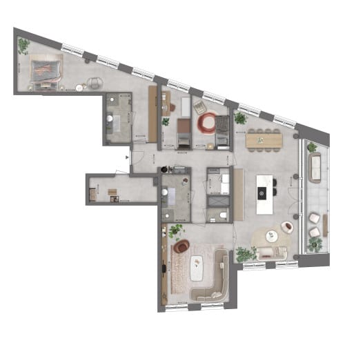 Foto 2 van Exclusief penthouse (Bouwnr. 3.07.59)