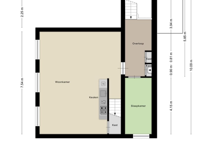 Foto 16 van Longinastraat 73-B04