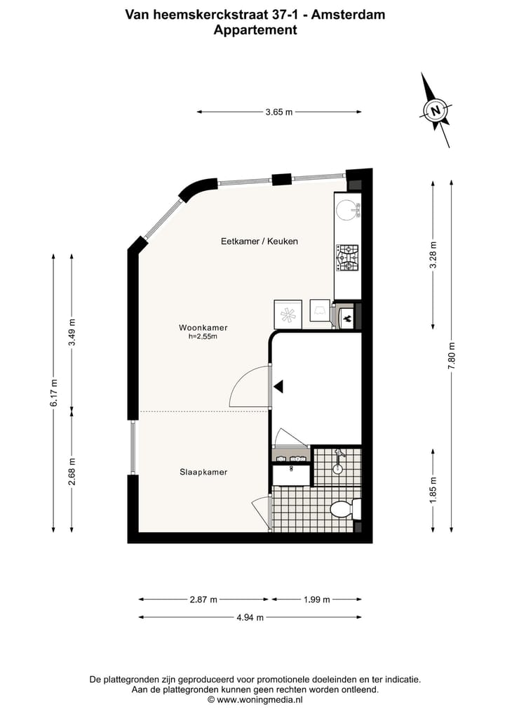 Foto 22 van Van Heemskerckstraat 37-1