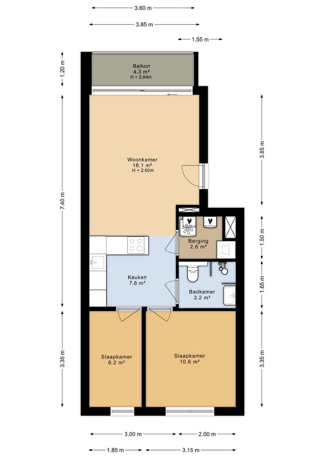 Foto 37 van van Schouwenburgstraat 3-102