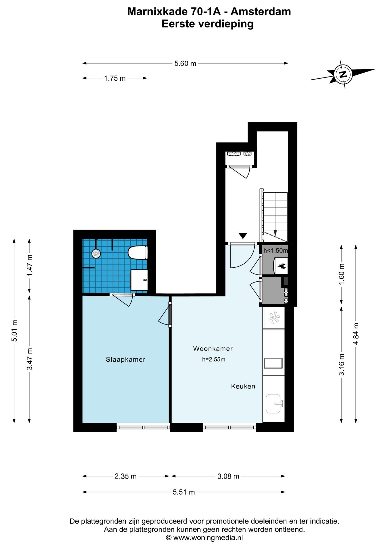 Foto 19 van Marnixkade 70-1A