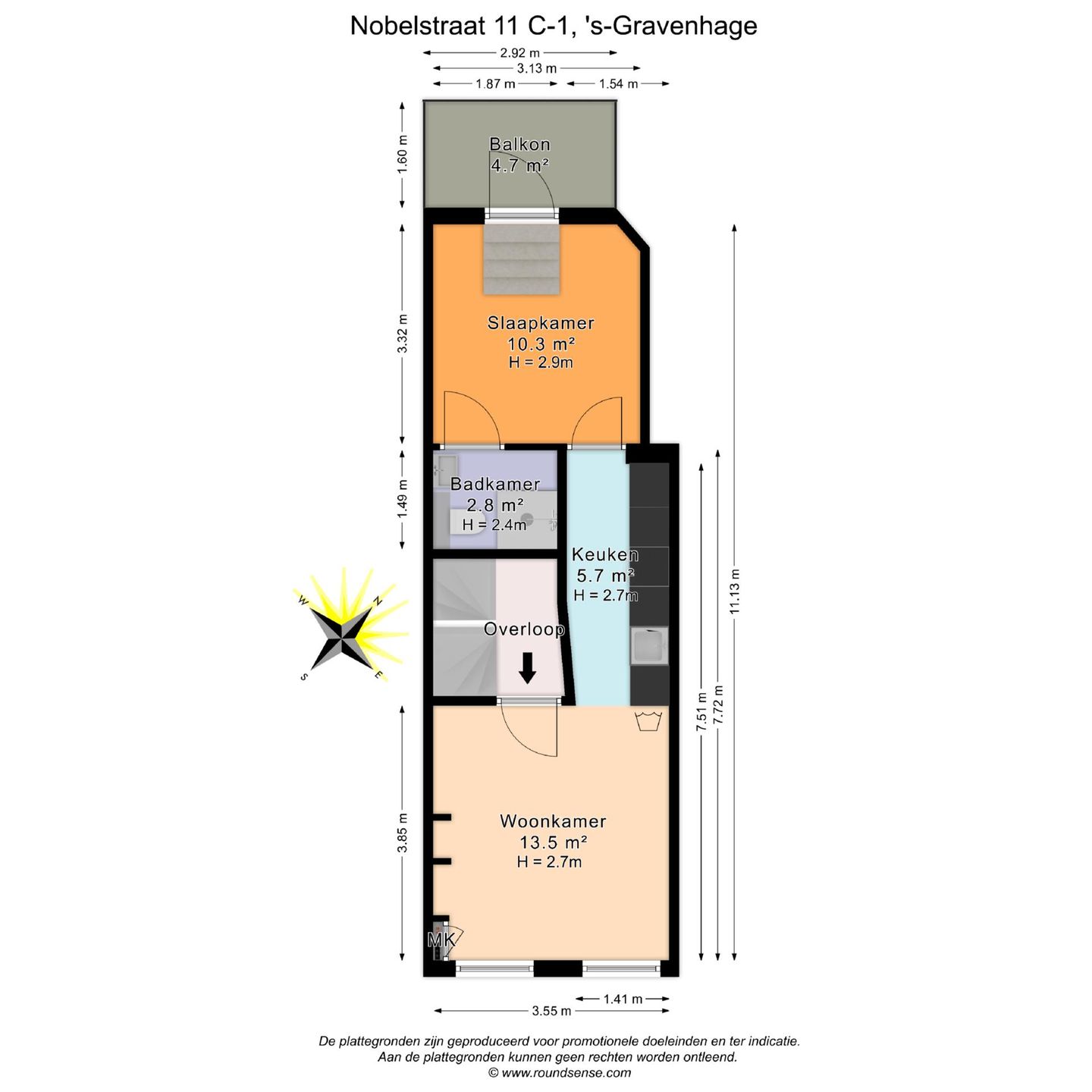 Foto 29 van Nobelstraat 11-C1