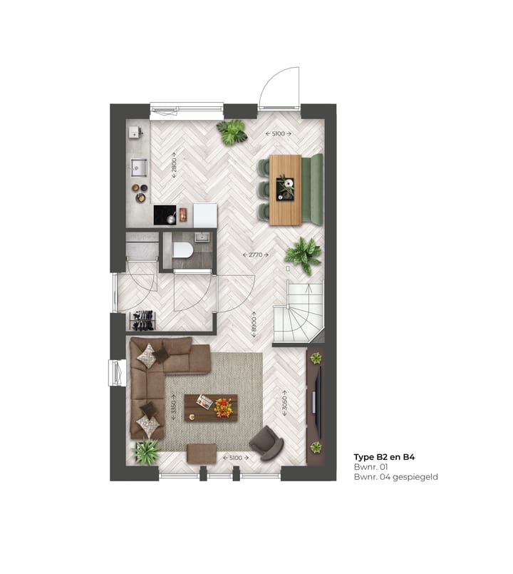 Foto 5 van Leuthse Veld | Hoekwoning | Type B2 (Bouwnr. 1)