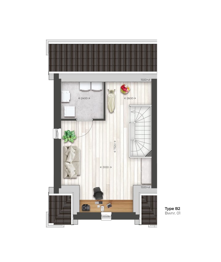 Foto 7 van Leuthse Veld | Hoekwoning | Type B2 (Bouwnr. 1)