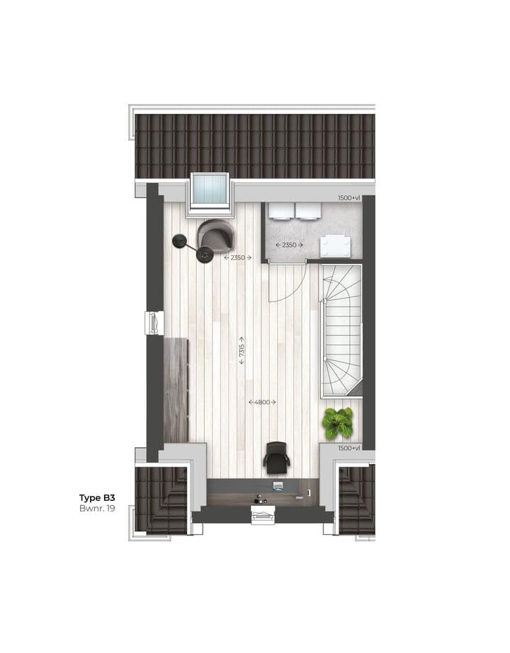 Photo 7 of Leuthse Veld | Hoekwoning | Type B3 (Bouwnr. 19)