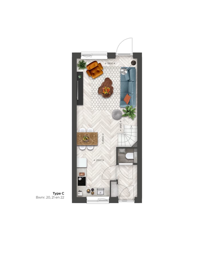 Foto 5 van Leuthse Veld | Tussenwoning | Type C (Bouwnr. 21)