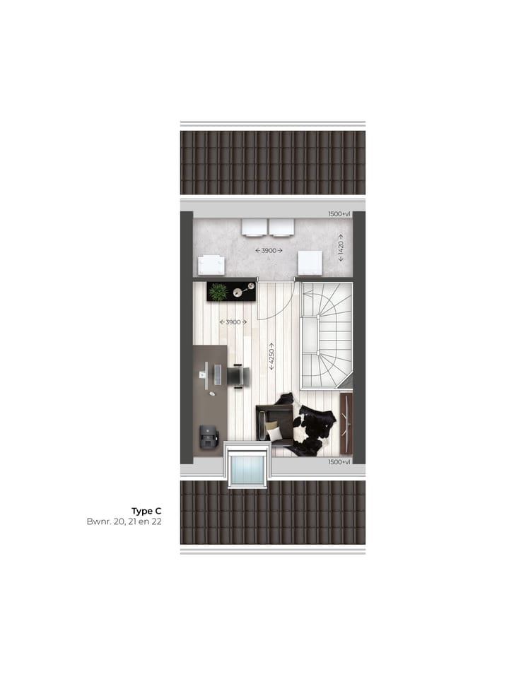 Foto 7 van Leuthse Veld | Tussenwoning | Type C (Bouwnr. 21)