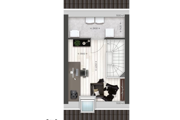 Foto 7 van Leuthse Veld | Tussenwoning | Type C (Bouwnr. 22)