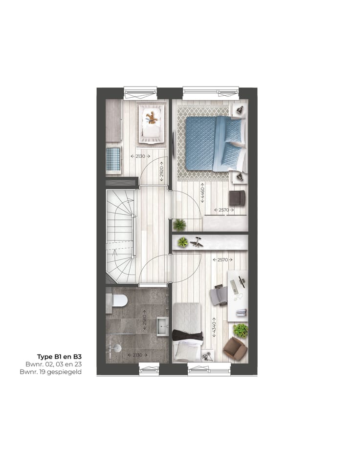 Foto 5 van Leuthse Veld | Tussenwoning | Type B1 (Bouwnr. 3)