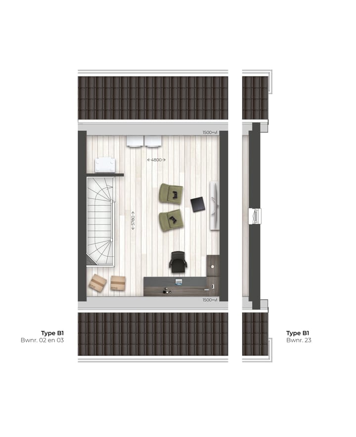 Foto 6 van Leuthse Veld | Tussenwoning | Type B1 (Bouwnr. 3)