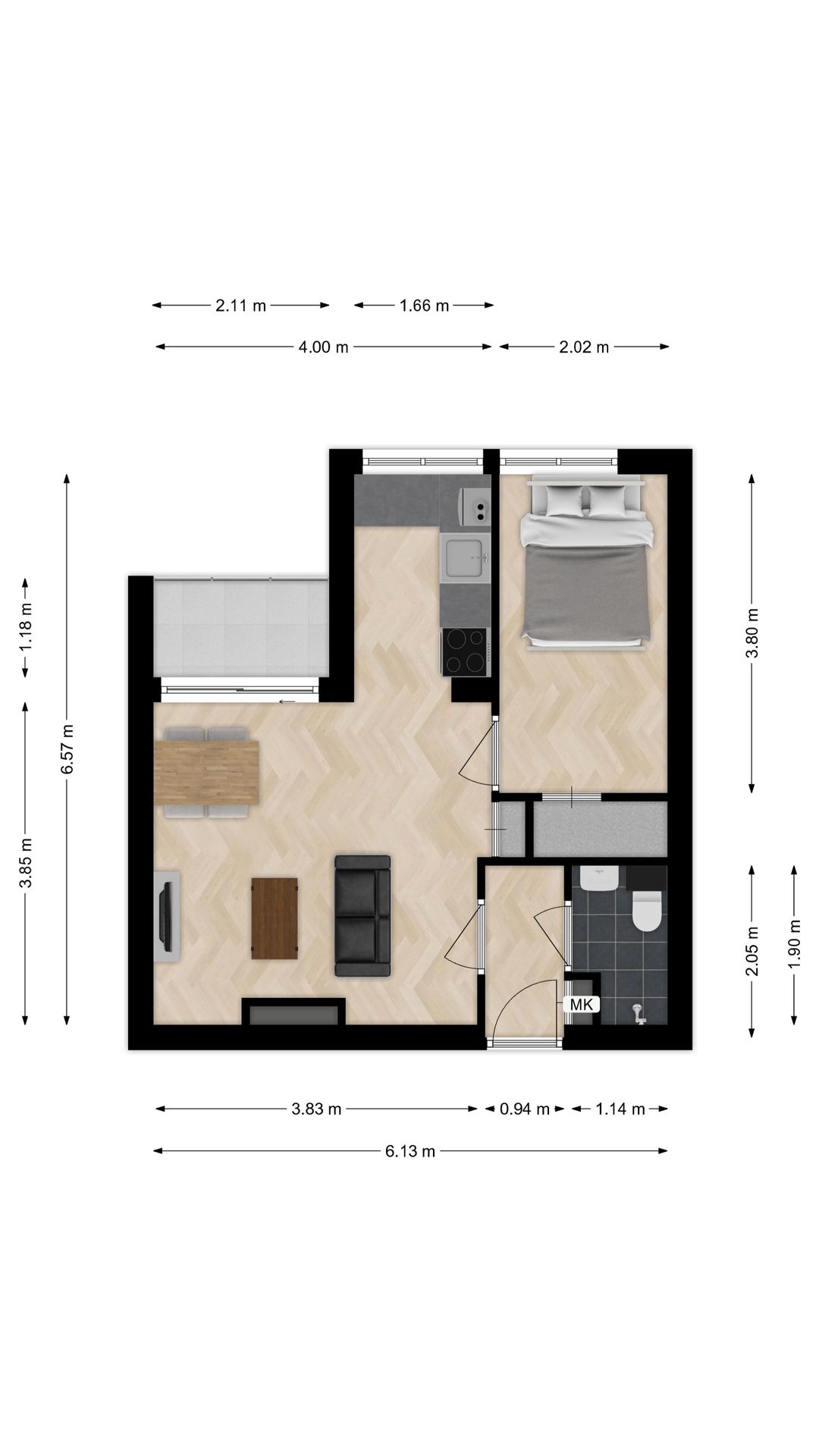 Foto 26 van Waterhoefstraat 23-B