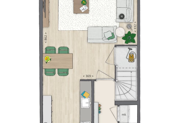 Foto 5 van Tussenwoning (Bouwnr. #10)