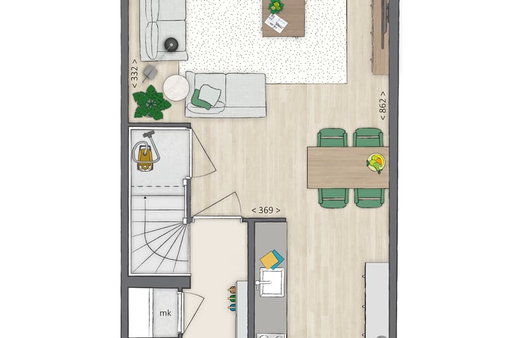Foto 5 van Tussenwoning (Bouwnr. #19)